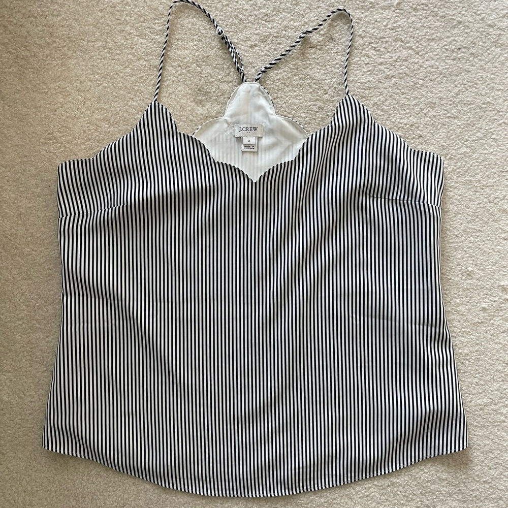 JCrew Scallop Tank Top
